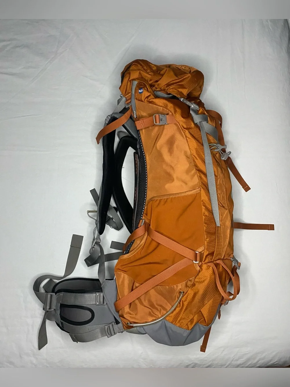Osprey Aether 60 Backpack Mens Large Orange Hiking Backpacking Pack 60L Camping